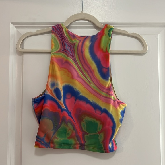 AFRM- CALABRA MESH CROP TOP - Picture 2 of 3